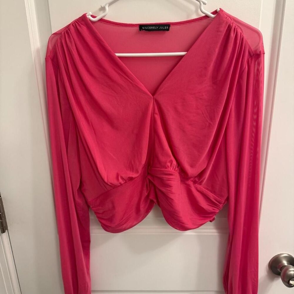 Sincerely-jules-for-bandier Women's Pink Blouse